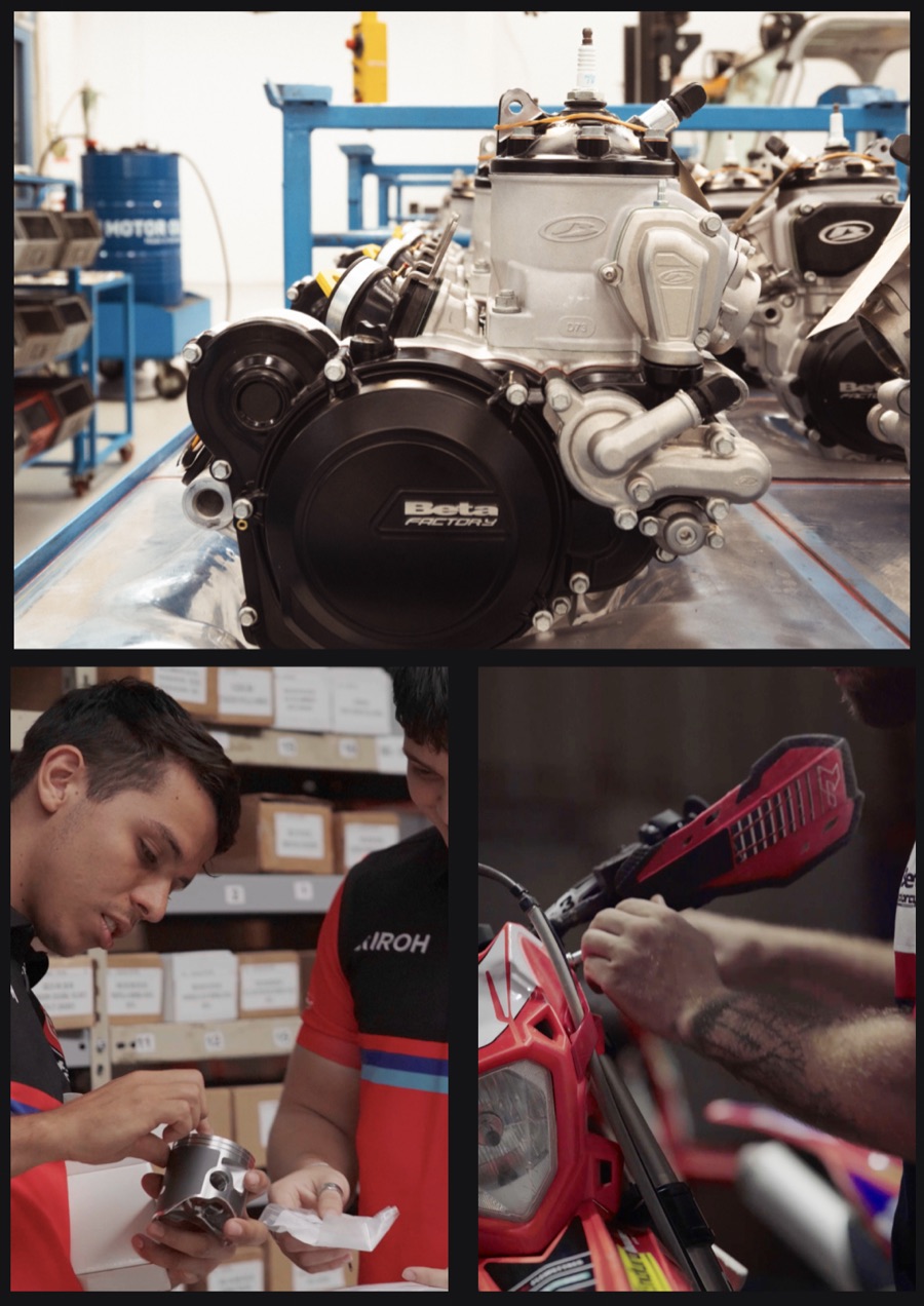 Motor Beta Factory y equipo técnico especializado